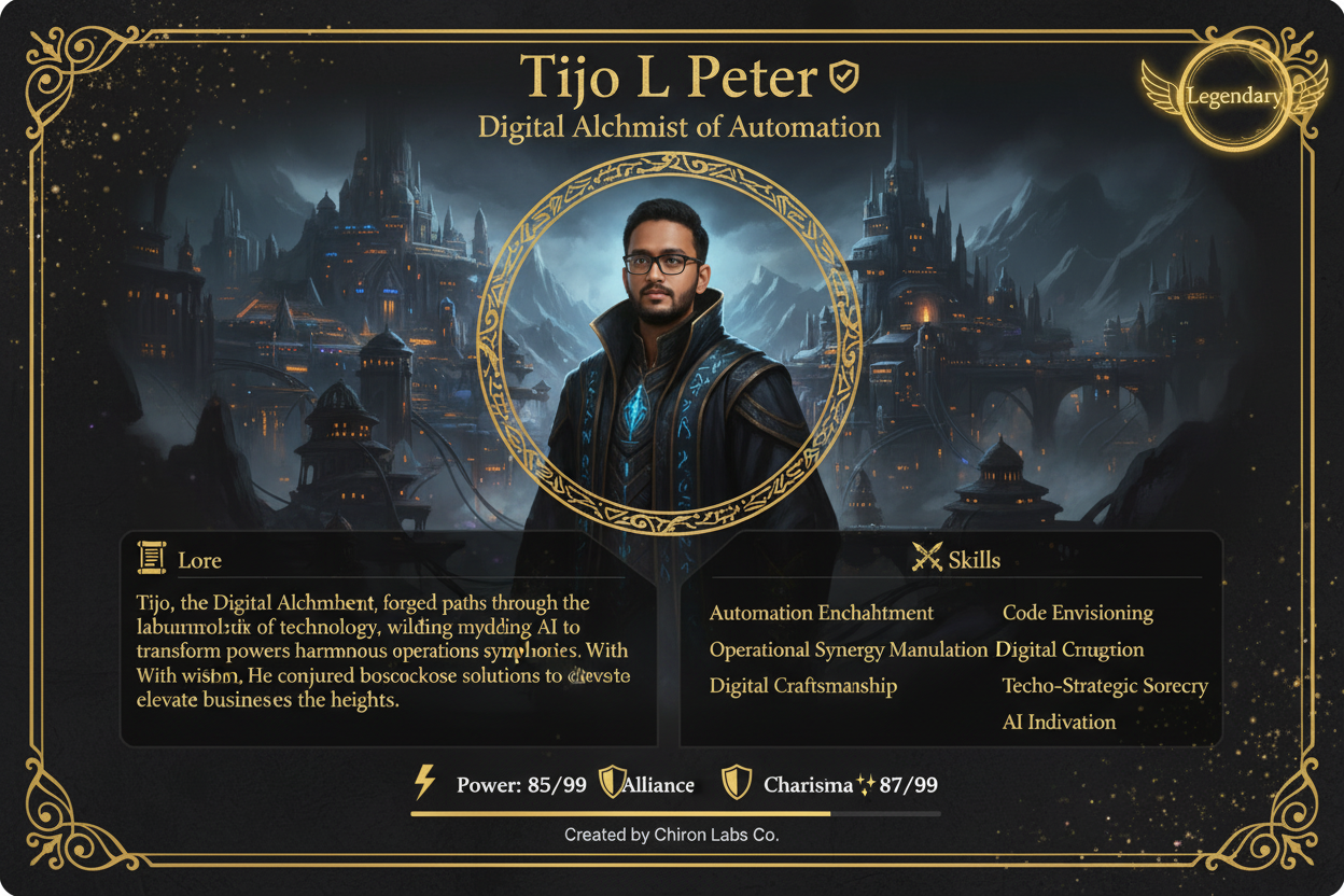 Sample fantasy trading card
